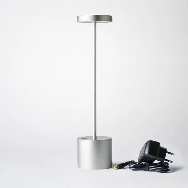 Tafellamp Draadloos Oplaadbaar LED Aluminium Dimbaar IP54 Buiten Binnen Terras | Sansoti