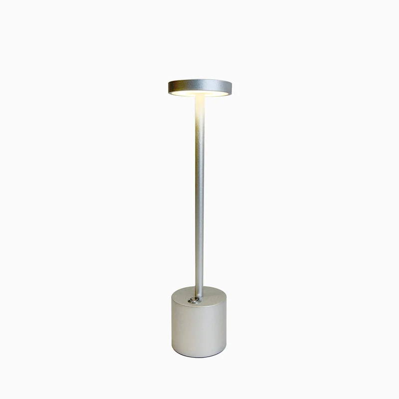 Tafellamp Draadloos Oplaadbaar LED Aluminium Dimbaar IP54 Buiten Binnen Terras | Sansoti
