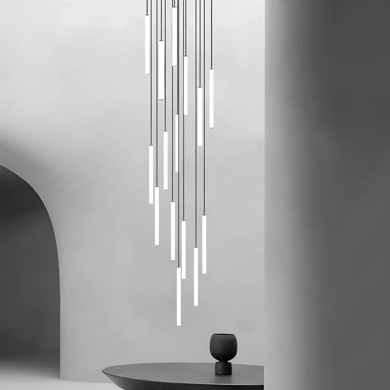Trap Hanglamp Hoog Plafond Spiraal LED Meerdere Lichts Modern | Sansoti