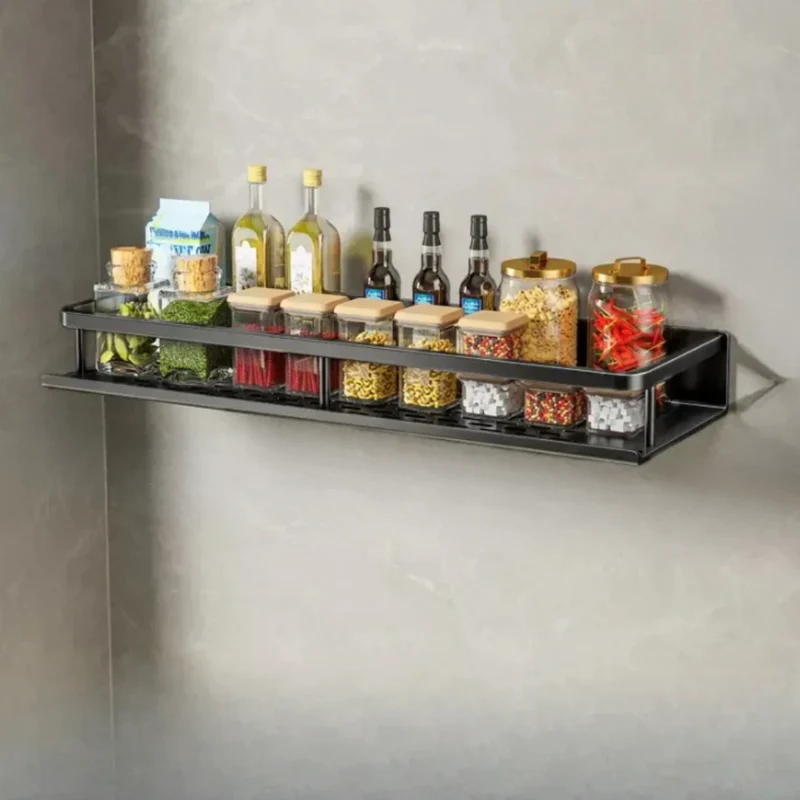 Wandrek Keuken Metaal Met Handdoekhouder 30-50cm Muur Organizer | Sansoti