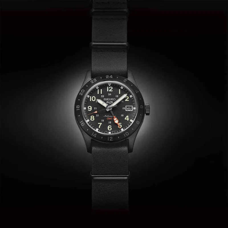 Seiko 5 Sports SSK025K1 Herrenuhr • GMT-Funktion • Automatikwerk 4R34
