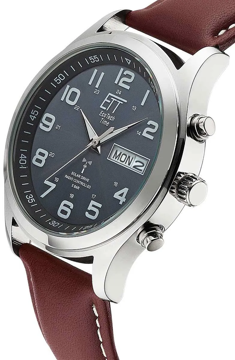 Eco Tech Time Kalahari EGS-11251-22L Herrenuhr • Solar-Funk • Titan