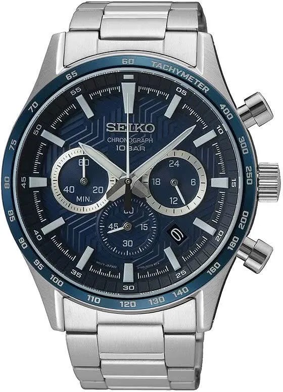 Seiko Conceptual SSB445P1 Herrenuhr • Präzises Quarzwerk • Markantes Chronographen-Design