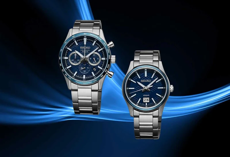 Seiko Conceptual SSB445P1 Herrenuhr • Präzises Quarzwerk • Markantes Chronographen-Design