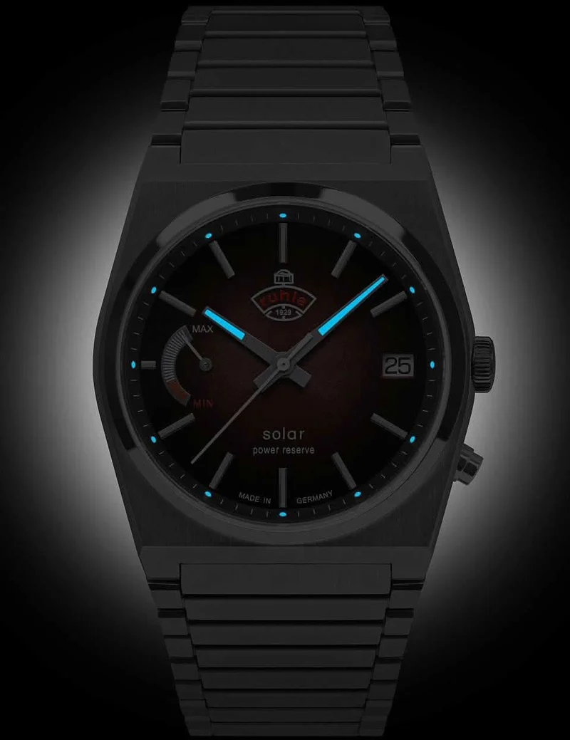 Ruhla Space Control 4640M5 Herrenuhr • Made in Germany • Solar-Antrieb