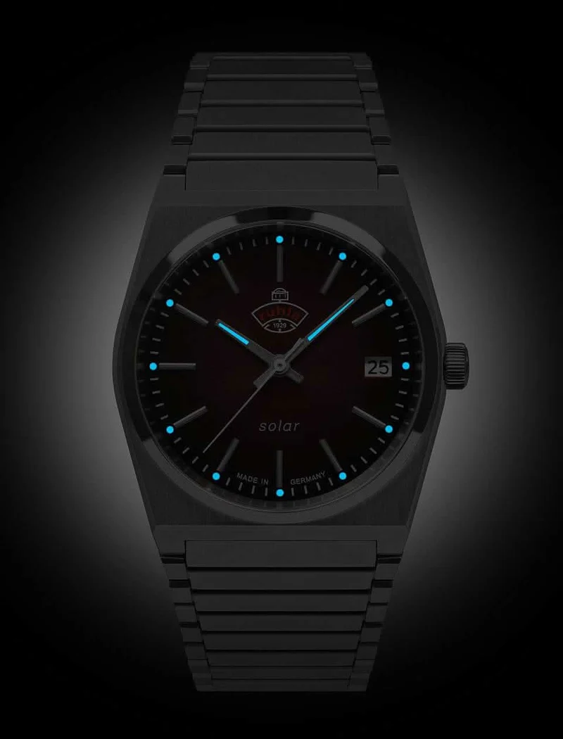 Ruhla Space Control 4641M5 Damenuhr • Made in Germany • Solar