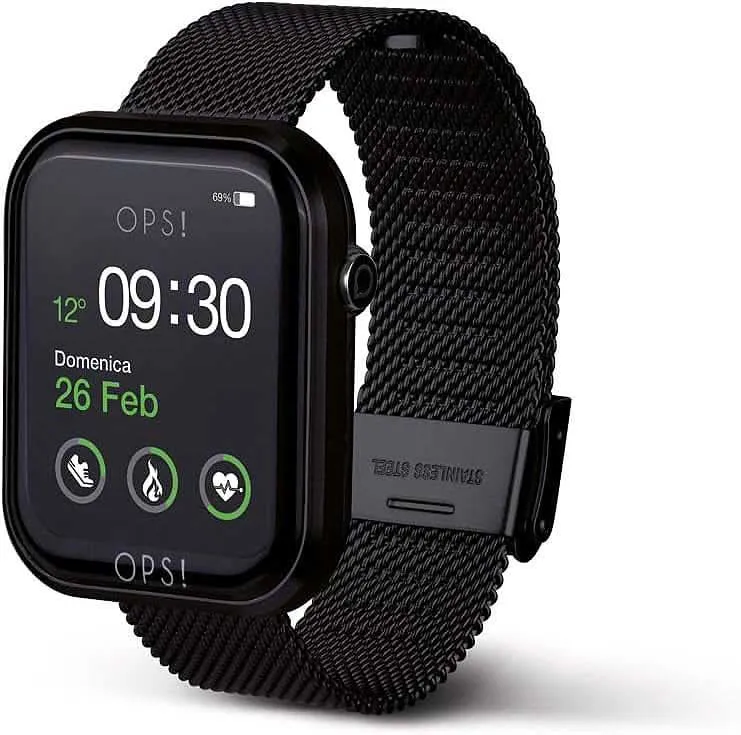 OPS! SMART CALL OPSSW-19 Unisex-Smartwatch • Italienisches Design • Telefonfunktion