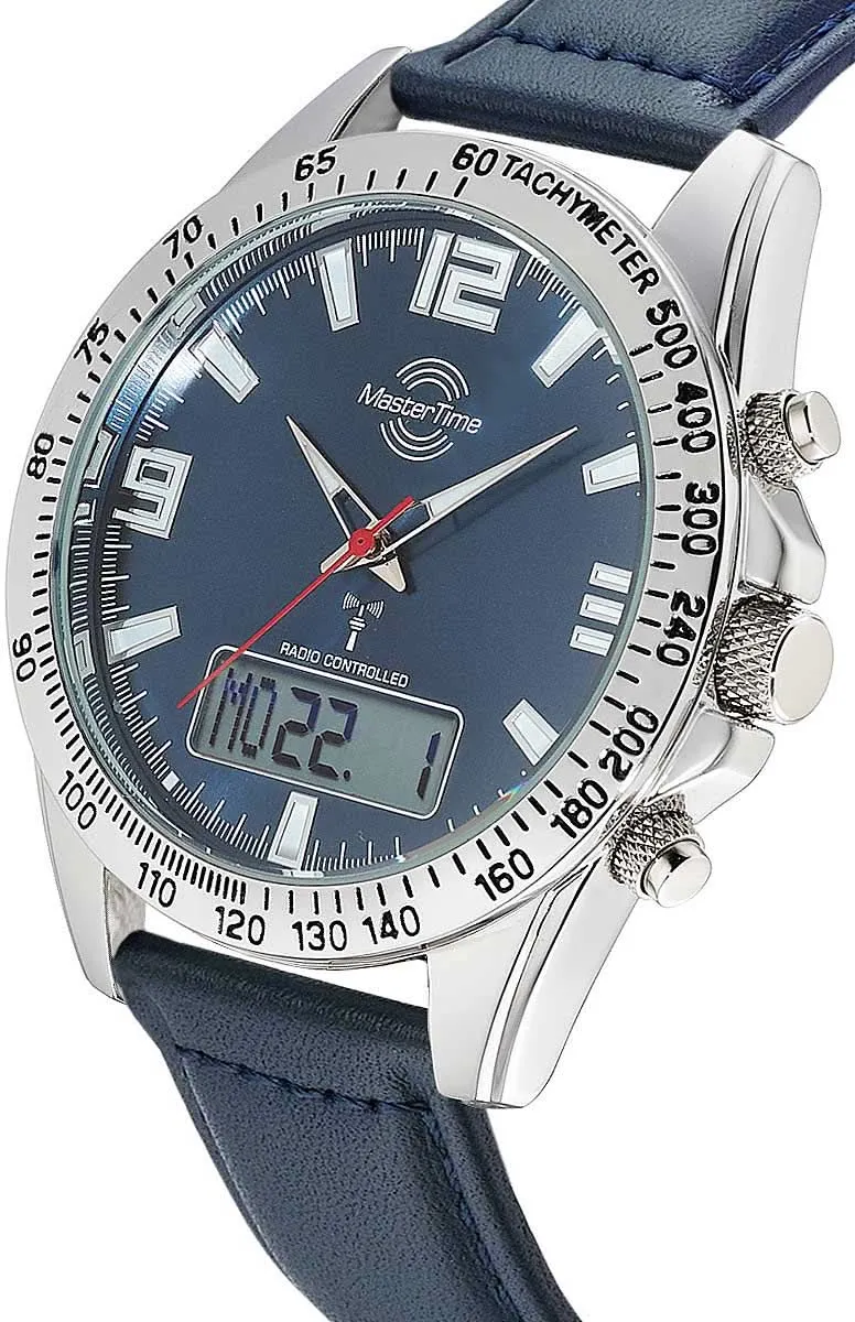 Master Time Funk MTGA-10876-32L Herrenuhr • Funktechnologie • Sportliches Design