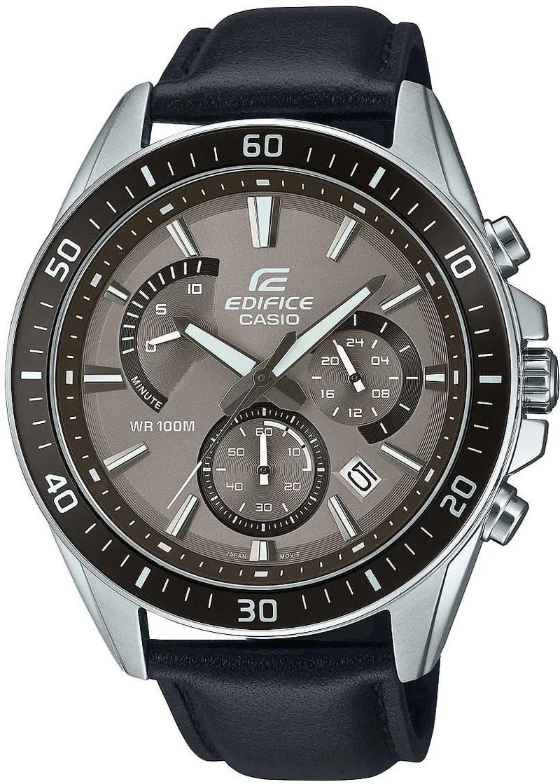 Casio Edifice EFR-552L-5AVUEF Herrenuhr • Chronograph mit Retrograde • 10 Bar