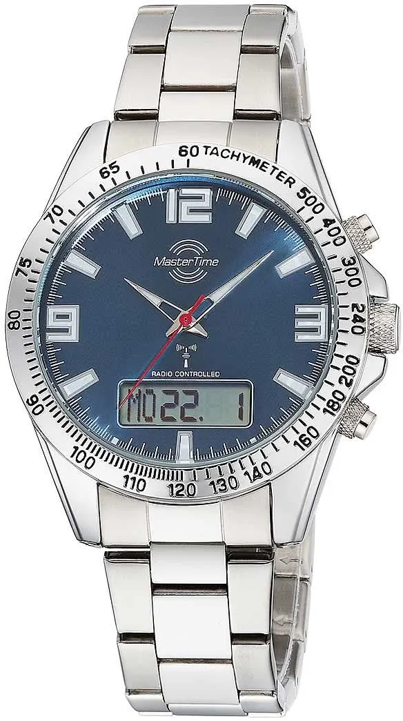 Master Time Funk MTGA-10875-32M Herrenuhr • Höchste Funkpräzision • Beste Ablesbarkeit