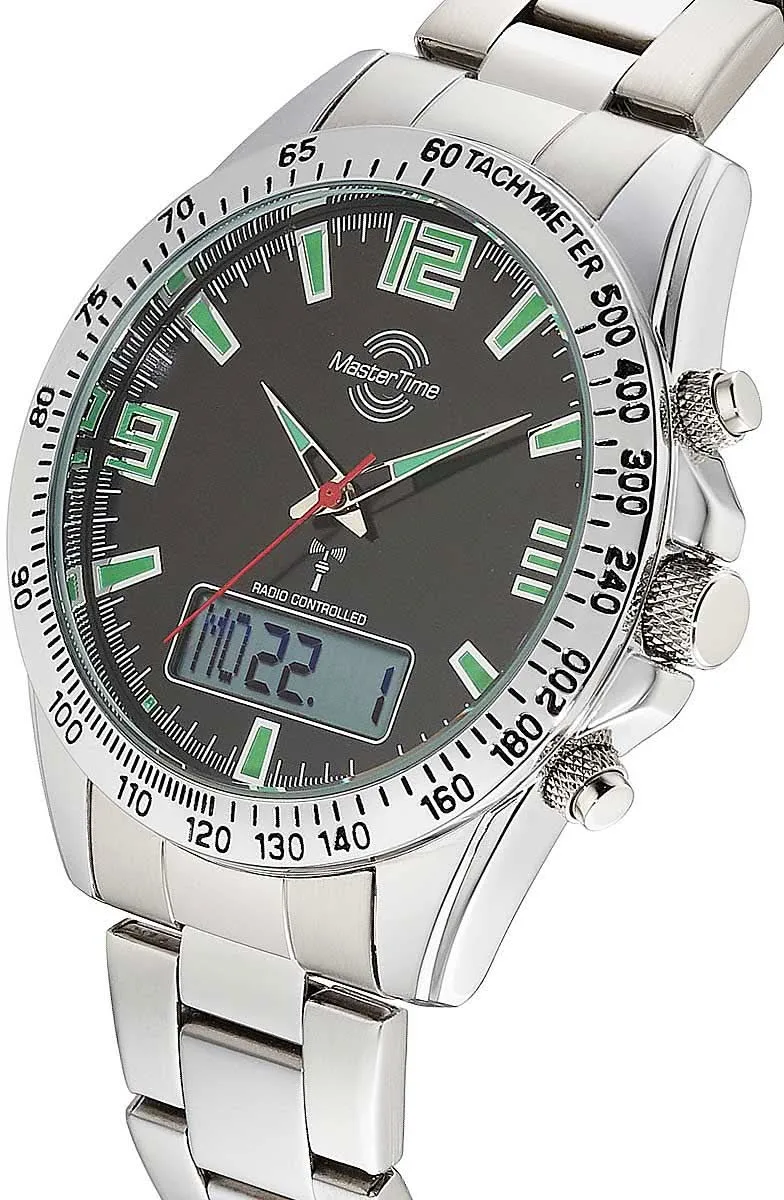 Master Time Funk MTGA-10874-22M Herrenuhr • Funktechnologie • Hohe Ablesbarkeit