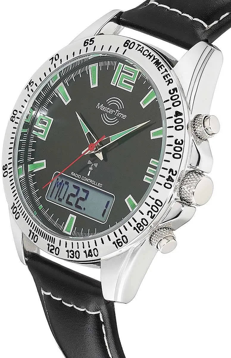 Master Time Specialist MTGA-10873-22L Herrenuhr • Präzise Funkuhr • 5 Bar