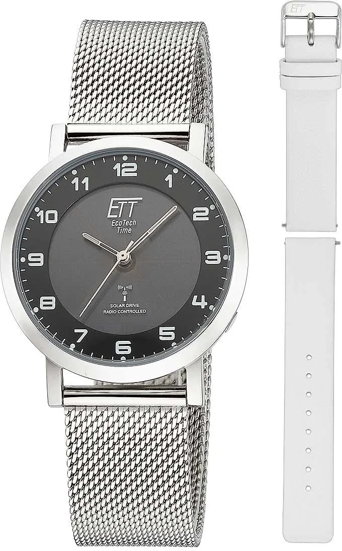 Eco Tech Time Atacama ELS-11625-22MS Damenuhr • Solar • Funk
