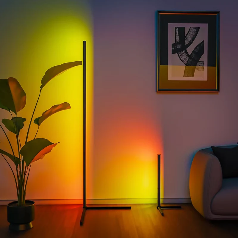 Slimme RGB Vloerlamp 150cm Dream Kleur Dimbaar App Bluetooth | Sansoti