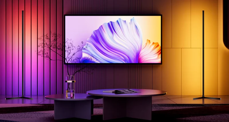 Slimme RGB Vloerlamp 150cm Dream Kleur Dimbaar App Bluetooth | Sansoti