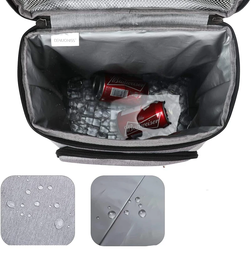 Koelrugzak 18L 30L Geïsoleerd 16 Uur Koud Oxford Nylon Picknick Camping Strand