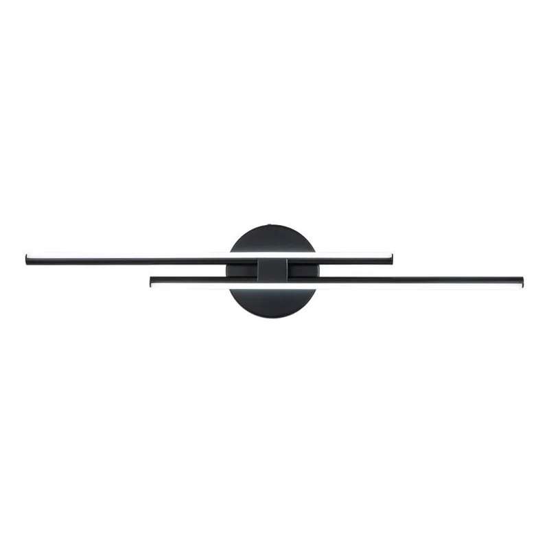 Plafondlamp LED Strip 12W Koel Wit Zwart Messing Nikkel 60-80cm Keuken Modern