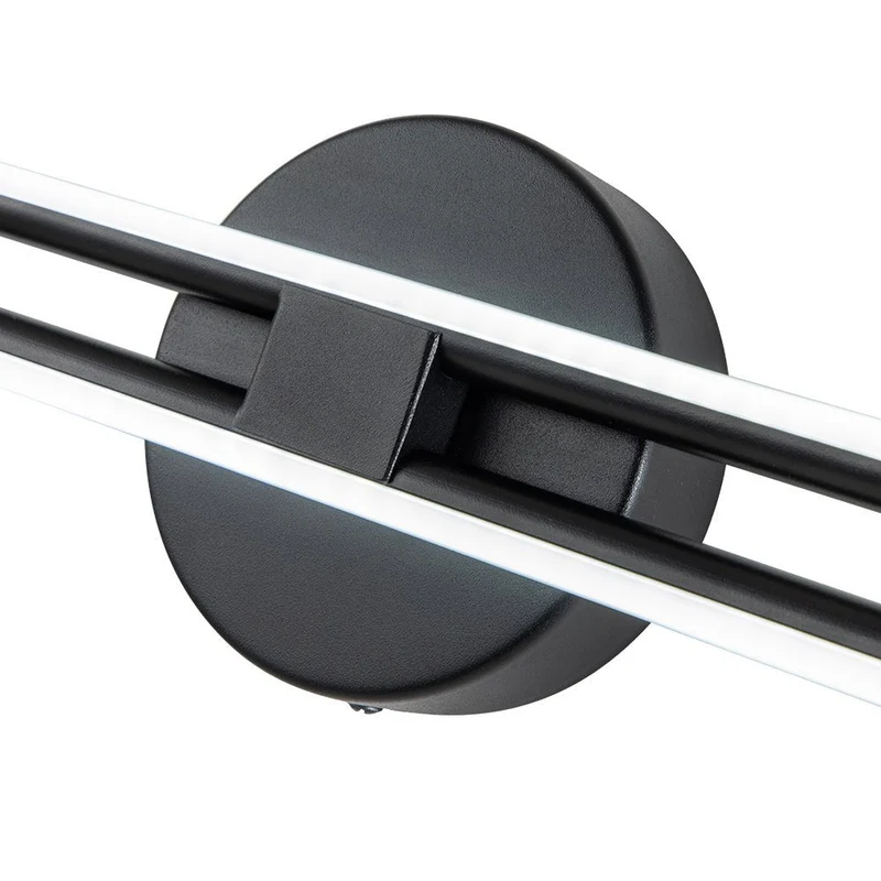 Plafondlamp LED Strip 12W Koel Wit Zwart Messing Nikkel 60-80cm Keuken Modern