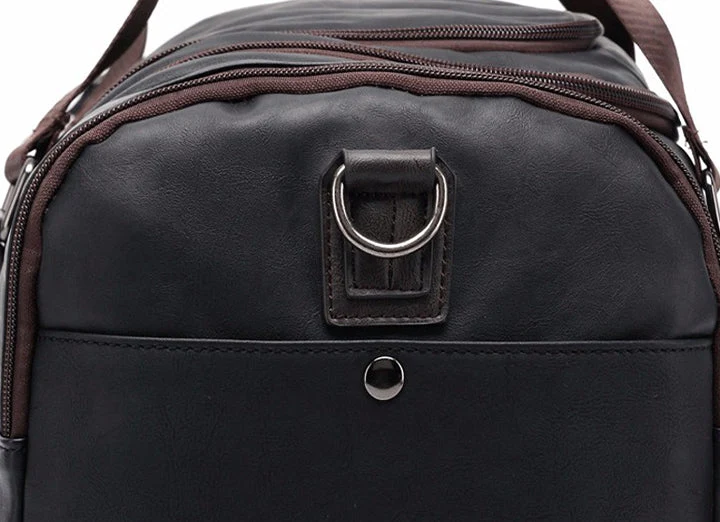 Leren Reistas Handbagage Weekendtas Premium PU-Leer Waterbestendig Krasvrij Duurzaam Reisaccessoire Vintage | Sansoti
