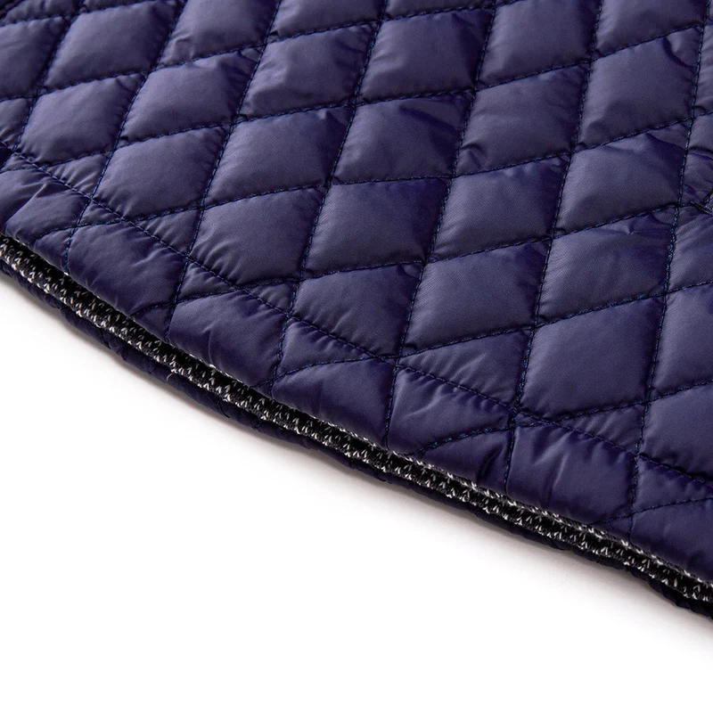 Gewatteerd Winterjack Heren Navy Polyester Waterafstotend Comfortabel Outdoor Jas voor Herfst Winter | Sansoti