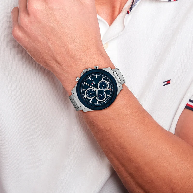 Tommy Hilfiger Clark 1792080 Herrenuhr • Quarzwerk • Zeitloses Design