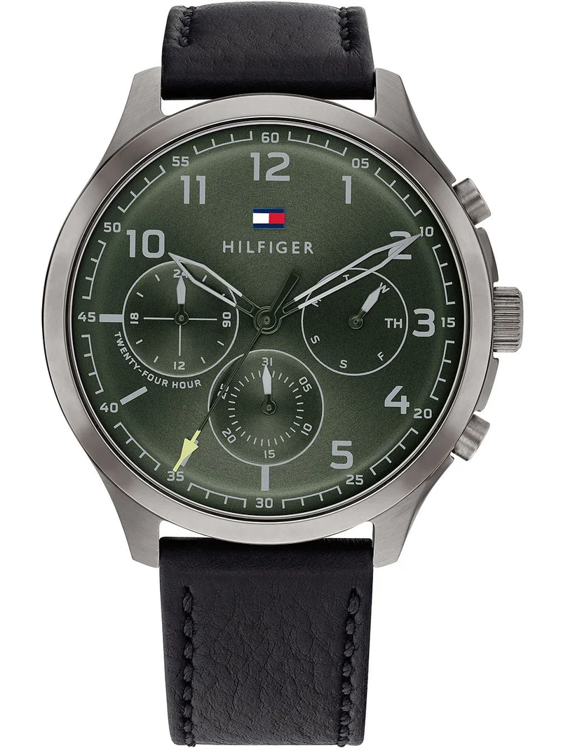 Tommy Hilfiger Asher 1791856 Herren Armbanduhr Schwarz • Quarzwerk • 5 ATM Wasserdicht