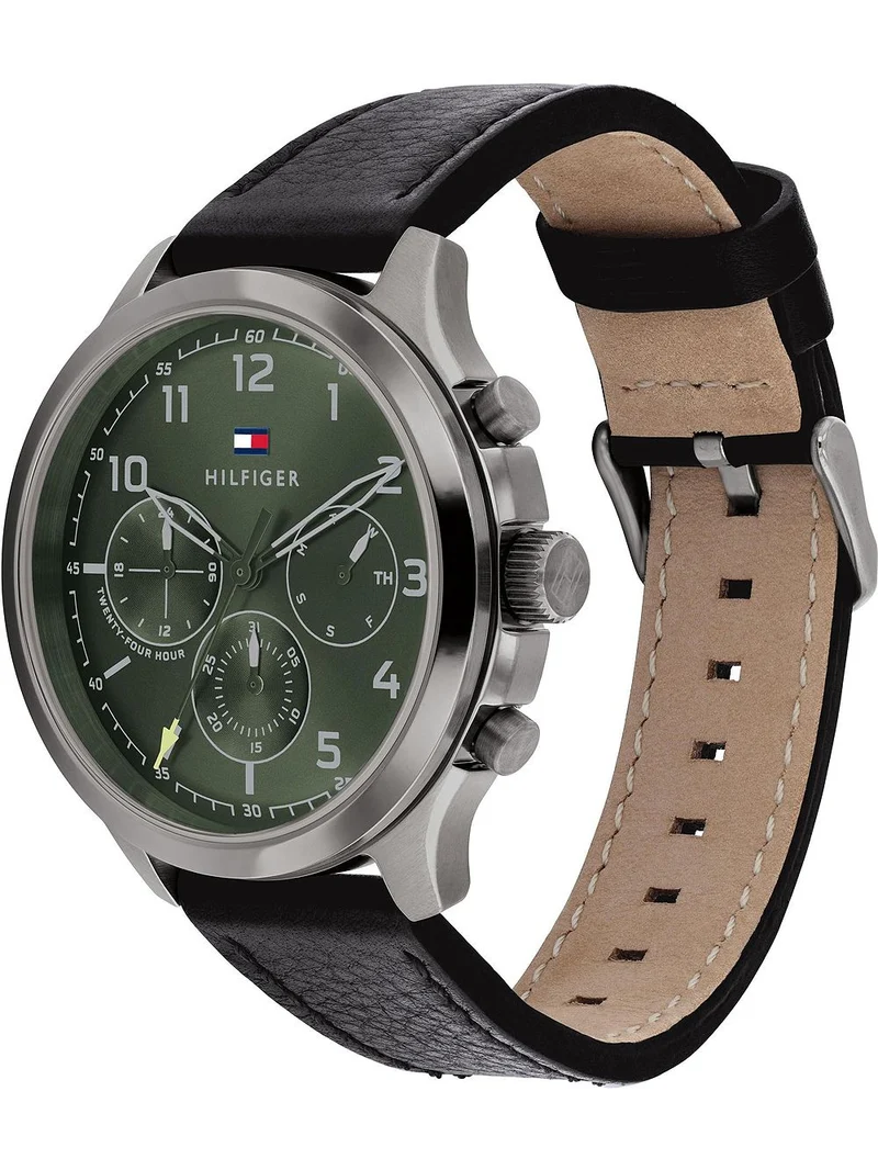 Tommy Hilfiger Asher 1791856 Herren Armbanduhr Schwarz • Quarzwerk • 5 ATM Wasserdicht