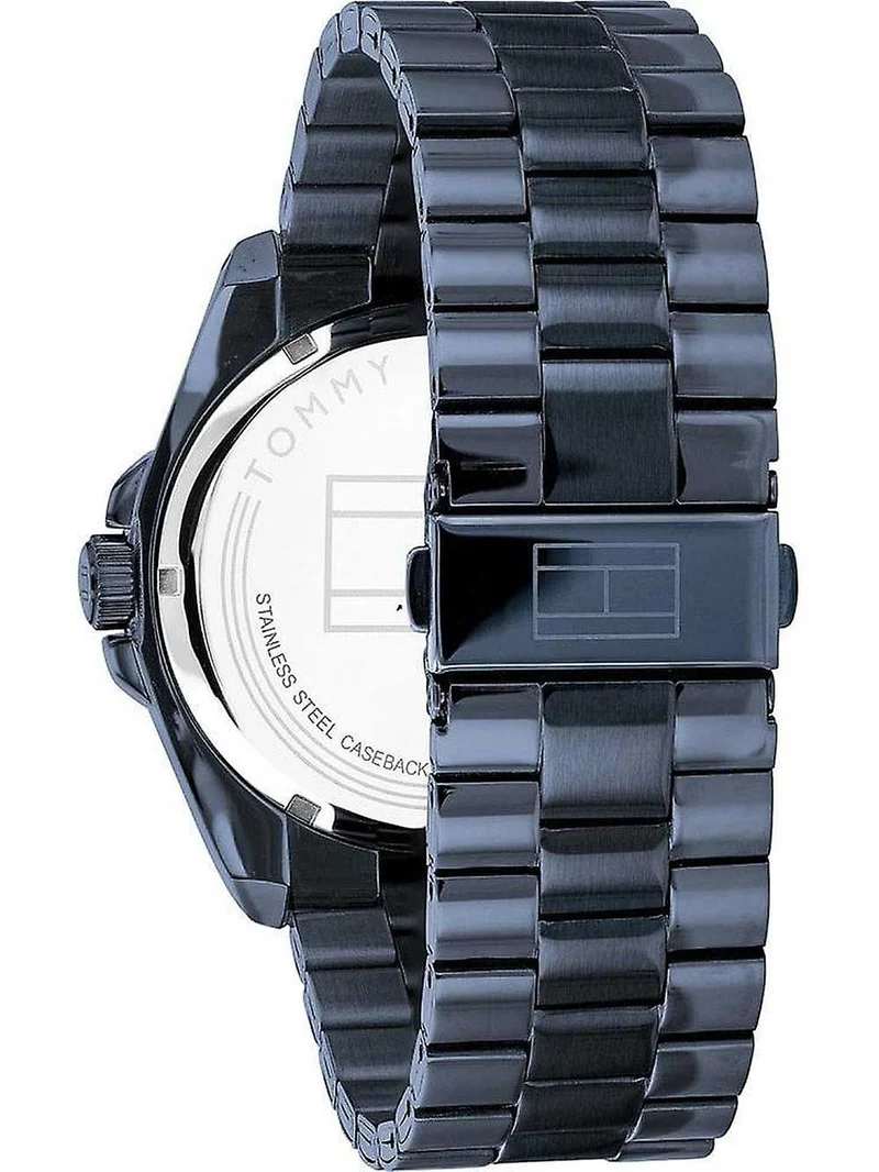 Tommy Hilfiger Riley 1791689 Herren Armbanduhr Schwarz • Quarzwerk • 5 ATM Wasserdicht