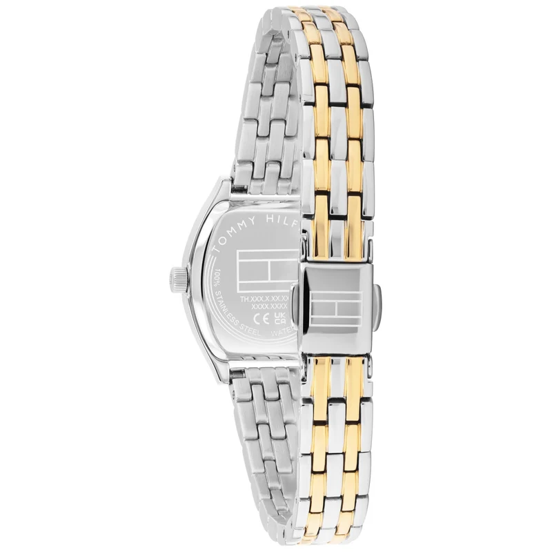 Tommy Hilfiger Norah 1782907 Damen Armbanduhr Grün • Tonneau-Gehäuse vergoldet • Römische Ziffern auf Smaragdgrünem Zifferblatt