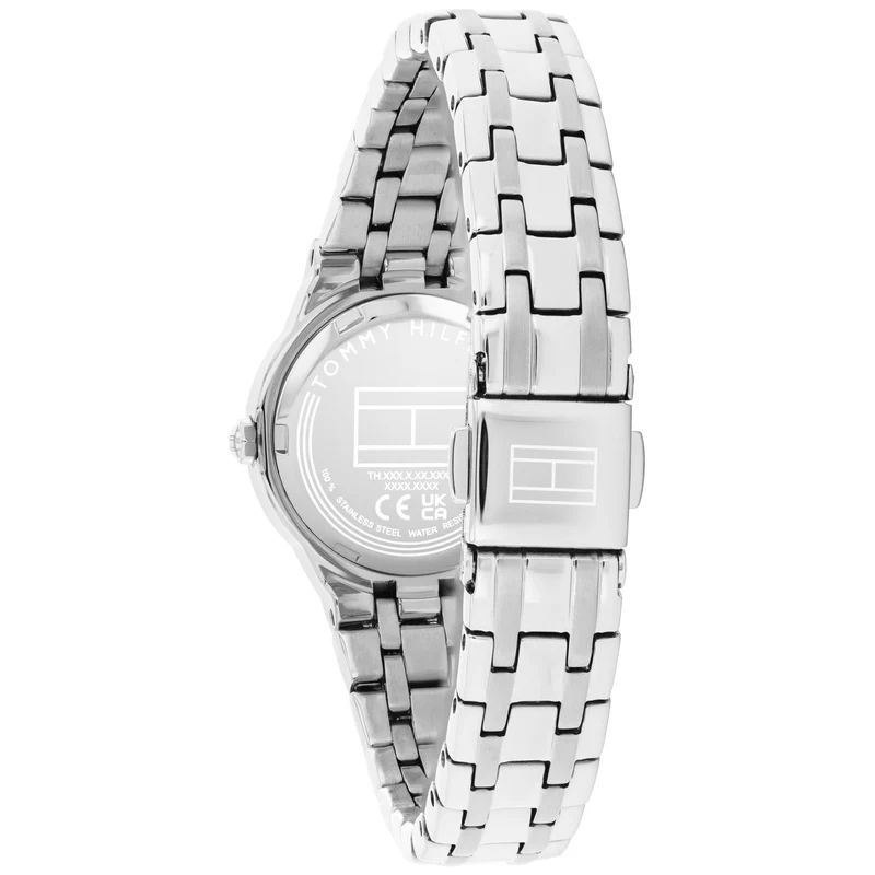 Tommy Hilfiger Mackenzie 1782889 Damen Armbanduhr Silber • Quarzwerk • Mineralglas