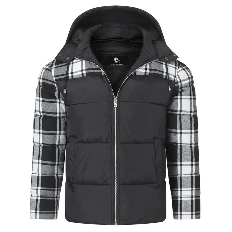 Geruite Gewatteerde Winterjas voor Dames en Heren - Lichtgewicht Isolerende Puffercoat Winterkleding | Sansoti