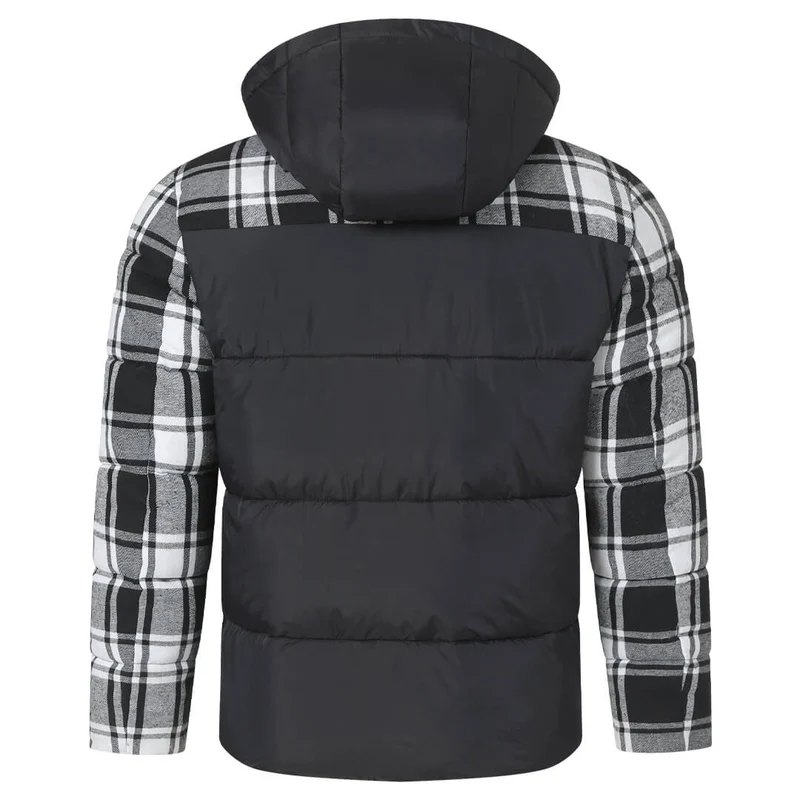 Geruite Gewatteerde Winterjas voor Dames en Heren - Lichtgewicht Isolerende Puffercoat Winterkleding | Sansoti