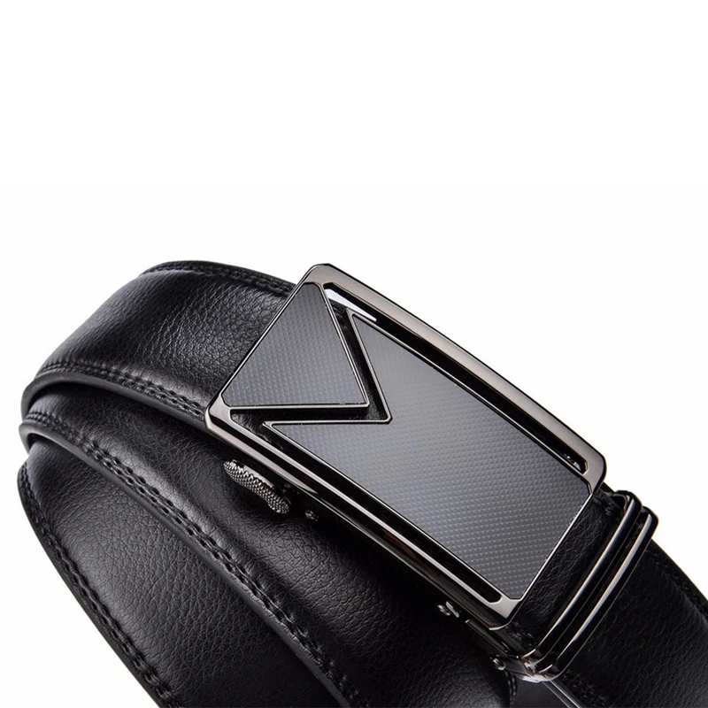 Lederen Riem Heren Premium Rundleer Zwart Waterbestendig Krasvrij Duurzaam Casual Stijl Accessoire Broeksluiting | Sansoti