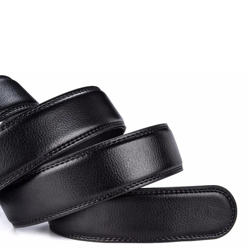 Lederen Riem Heren Premium Rundleer Zwart Waterbestendig Krasvrij Duurzaam Casual Stijl Accessoire Broeksluiting | Sansoti