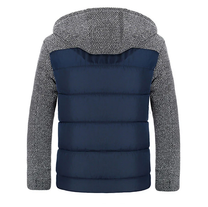 Warme Fleece Winterjas Waterafstotend Geïsoleerd Heren Outdoorkleding Wandelen Skiën Navy Zwart Grijs | Sansoti