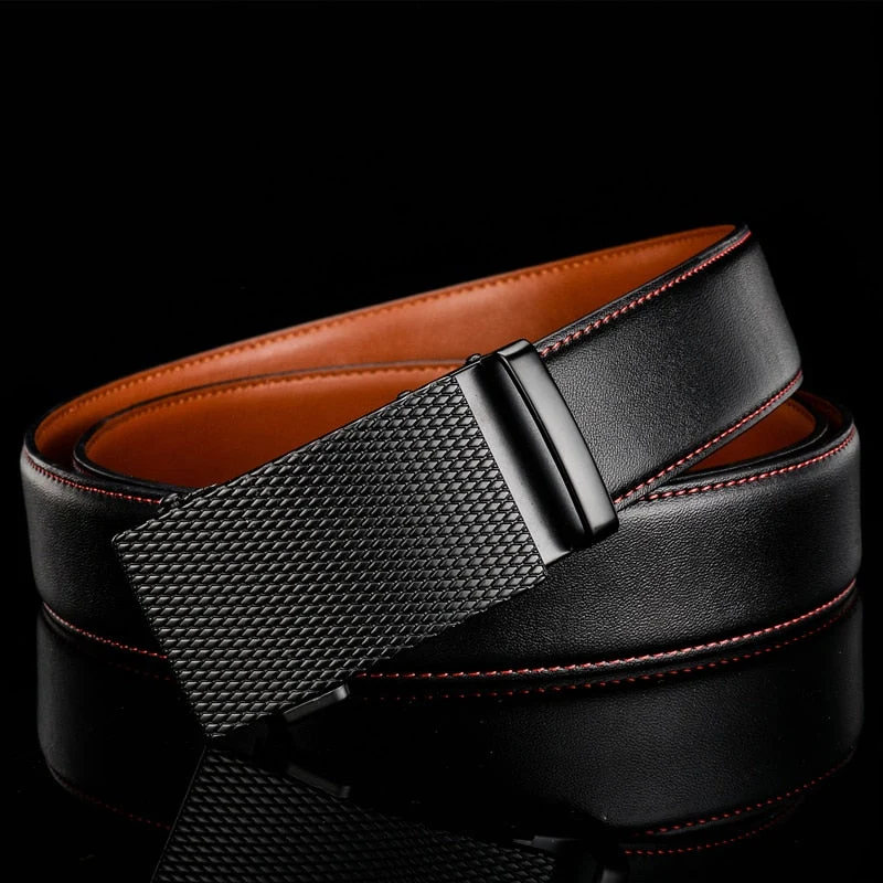 Zakelijke Leren Riem Klassiek 110-130cm Volnerf Rundleer Waterbestendig Kraswerend voor Kantoor Werk | Sansoti