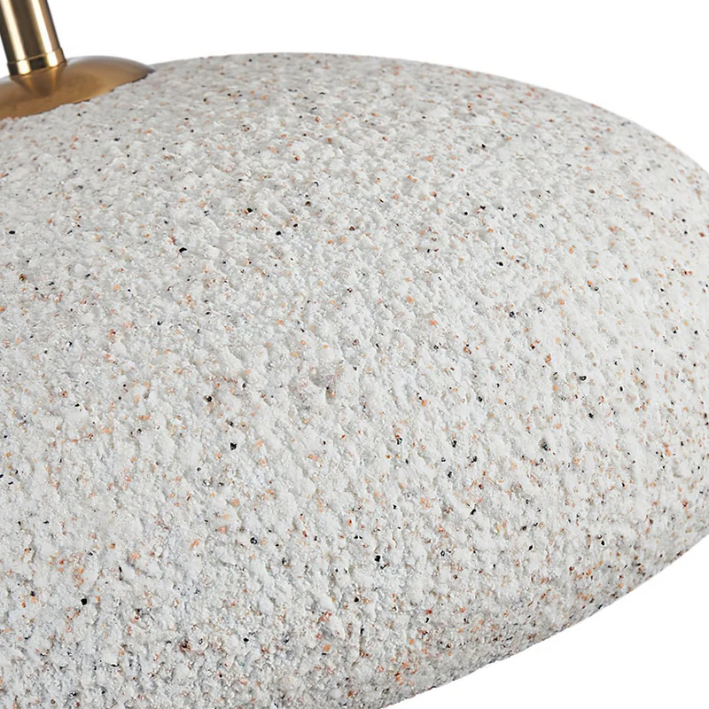 Plafondlamp Wabi-Sabi Koepel Nordic Gespikkeld Dimbaar Wit Geel Rood 35cm Woonkamer