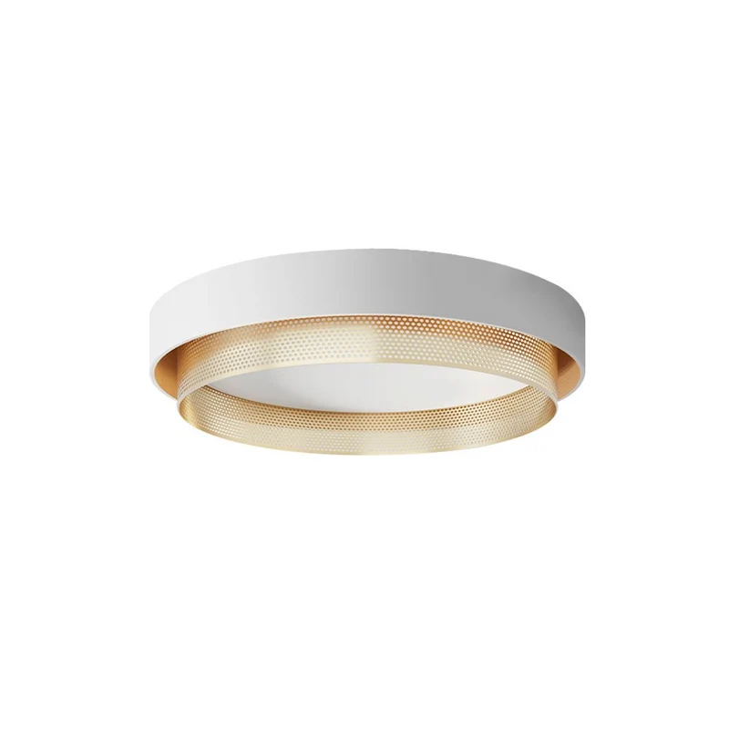 Plafondlamp LED Rond Hol Design 30W Wit Zwart 50cm Woonkamer Badkamer Minimalistisch