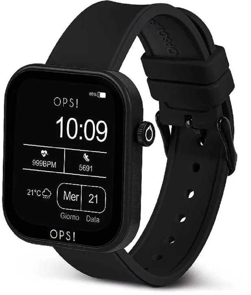 OPS! Active Call OPSSW-25 Unisex-Smartwatch • Pop-Spirit Design • Call- & Fitnessfunktionen