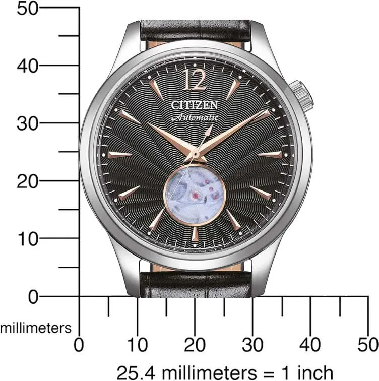 Citizen NH9131-14E Herrenuhr • Automatikwerk • Offene Unruh
