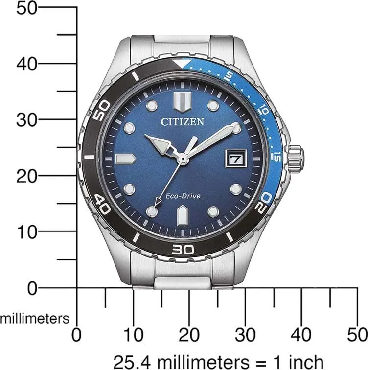 Citizen AW1821-89L Herrenuhr • Eco-Drive • 10 Bar Wasserdicht