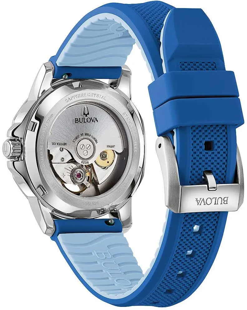 Bulova Marine Star 96L324 Damenuhr • Automatikwerk • Perlmutt-Zifferblatt