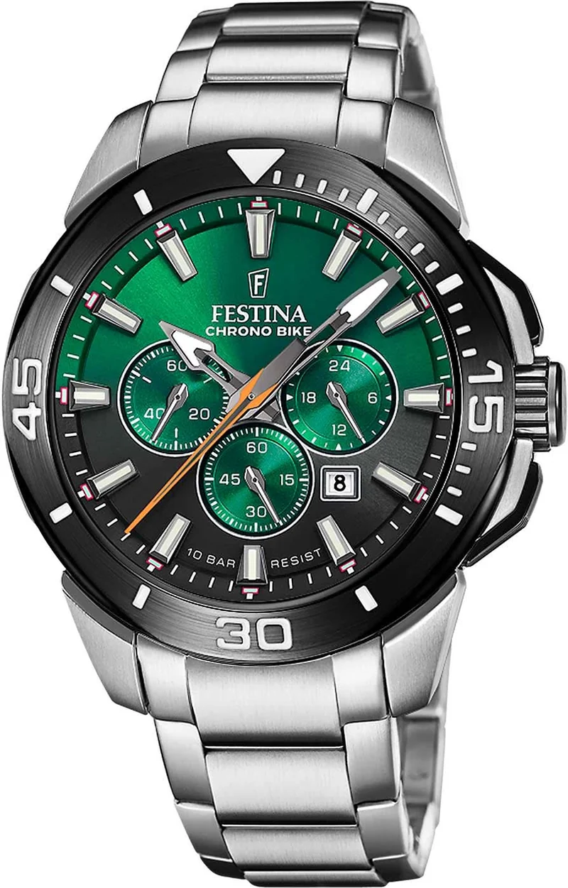 Festina Chrono Bike F20641/B Herrenuhr • Sportliches Design • Edelstahl