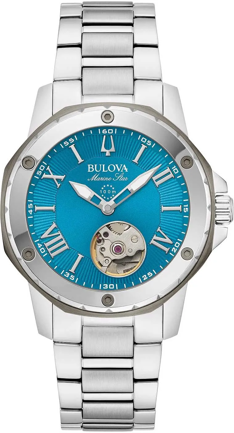 Bulova Marine Star 98L317 Damenuhr • Automatikwerk • Saphirglas