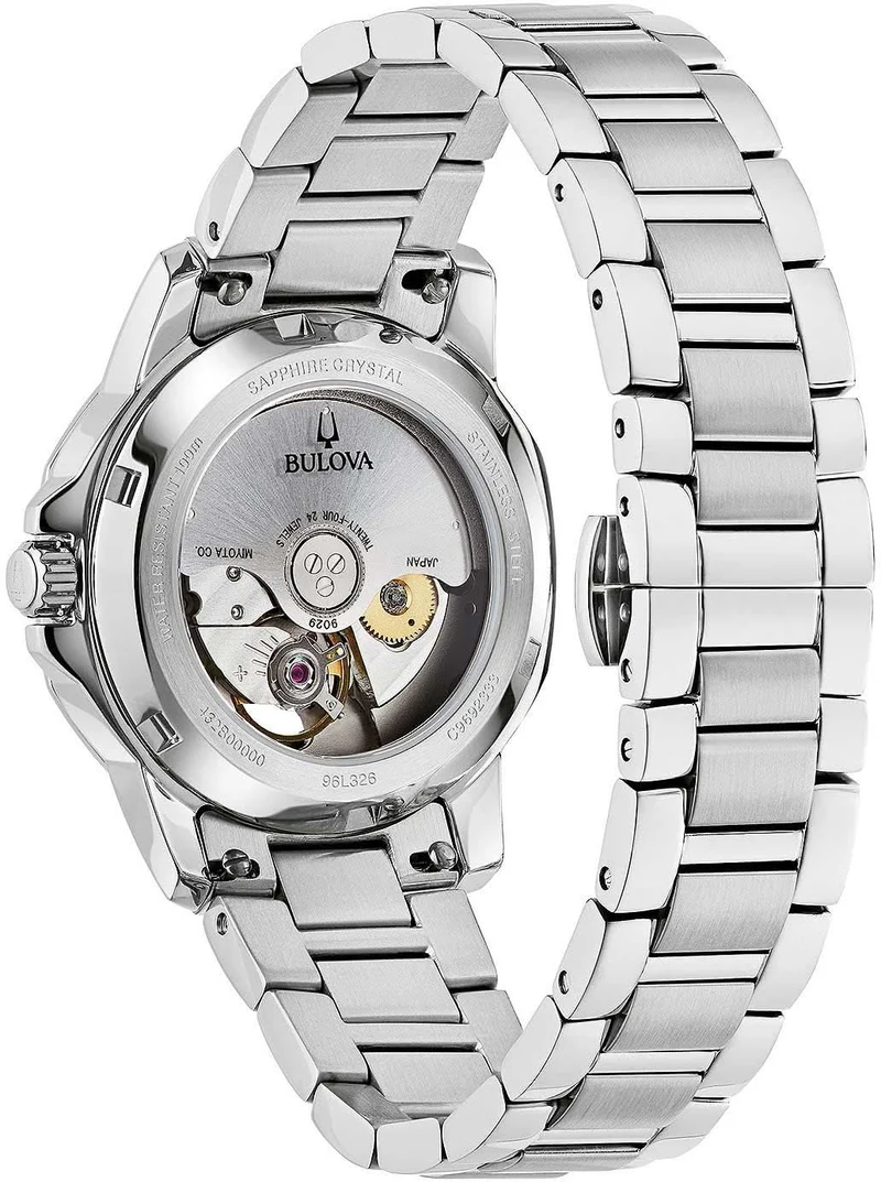 Bulova Marine Star 96L326 Damenuhr • Automatikwerk • Perlmutt-Zifferblatt