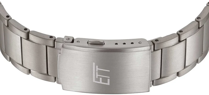 Eco Tech Time Chamonix EGT-11603-81M Herrenuhr • Solar Funk • Titan