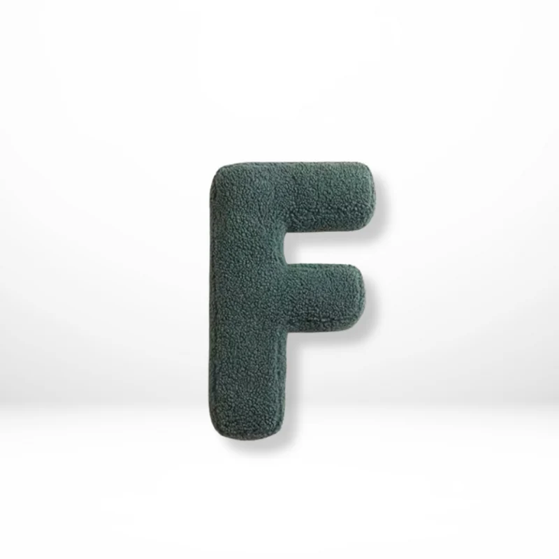 Alfabet Sierkussen Letter Fluweel A Tot Z 38x30cm | Sansoti