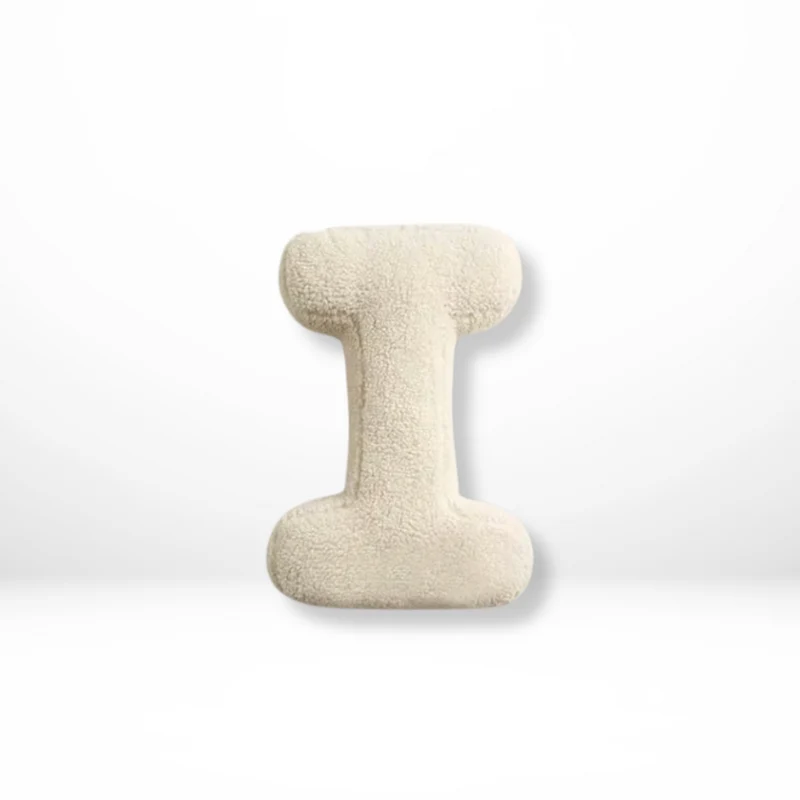 Alfabet Sierkussen Letter Fluweel A Tot Z 38x30cm | Sansoti