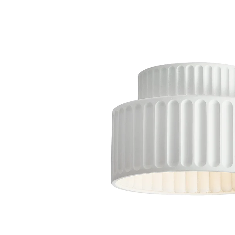 Plafondlamp Wabi-Sabi Resin Nordic Flush Mount Beige Groen Wit Dimbaar Woonkamer