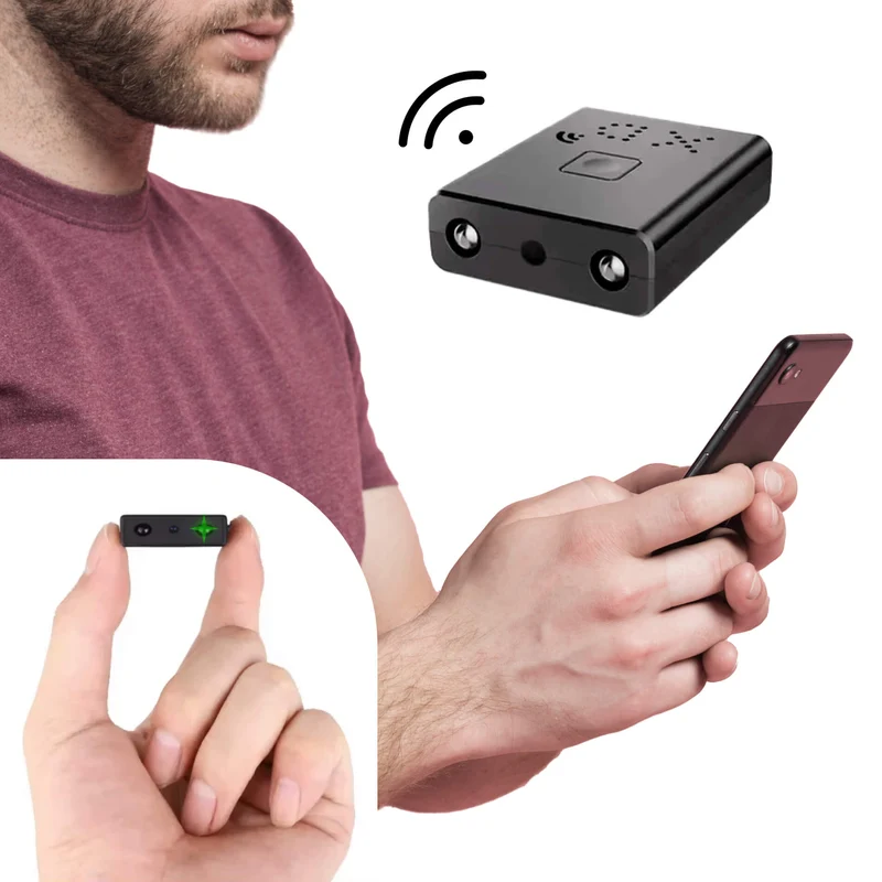 Mini Wifi Camera 1080P Met Audio Nachtzicht Bewegingsdetectie | Sansoti